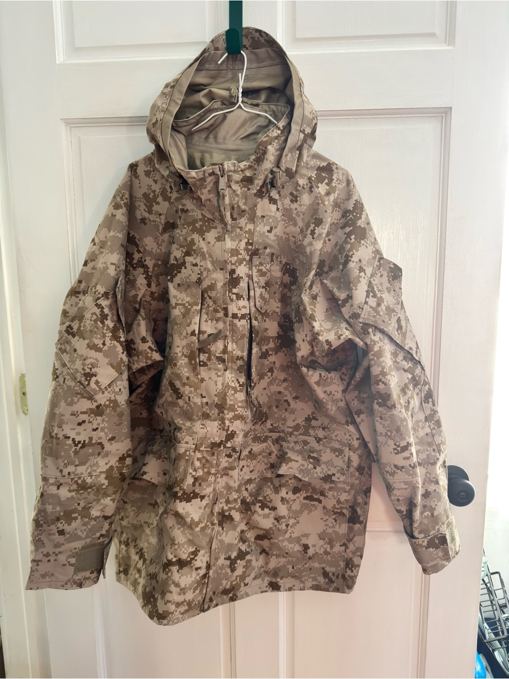 US Navy Type II Desert Digital Camo Working Parka Jacket Large Regular